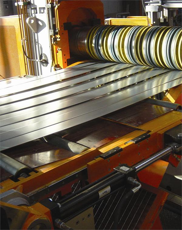 Cutting lines Slitting lines